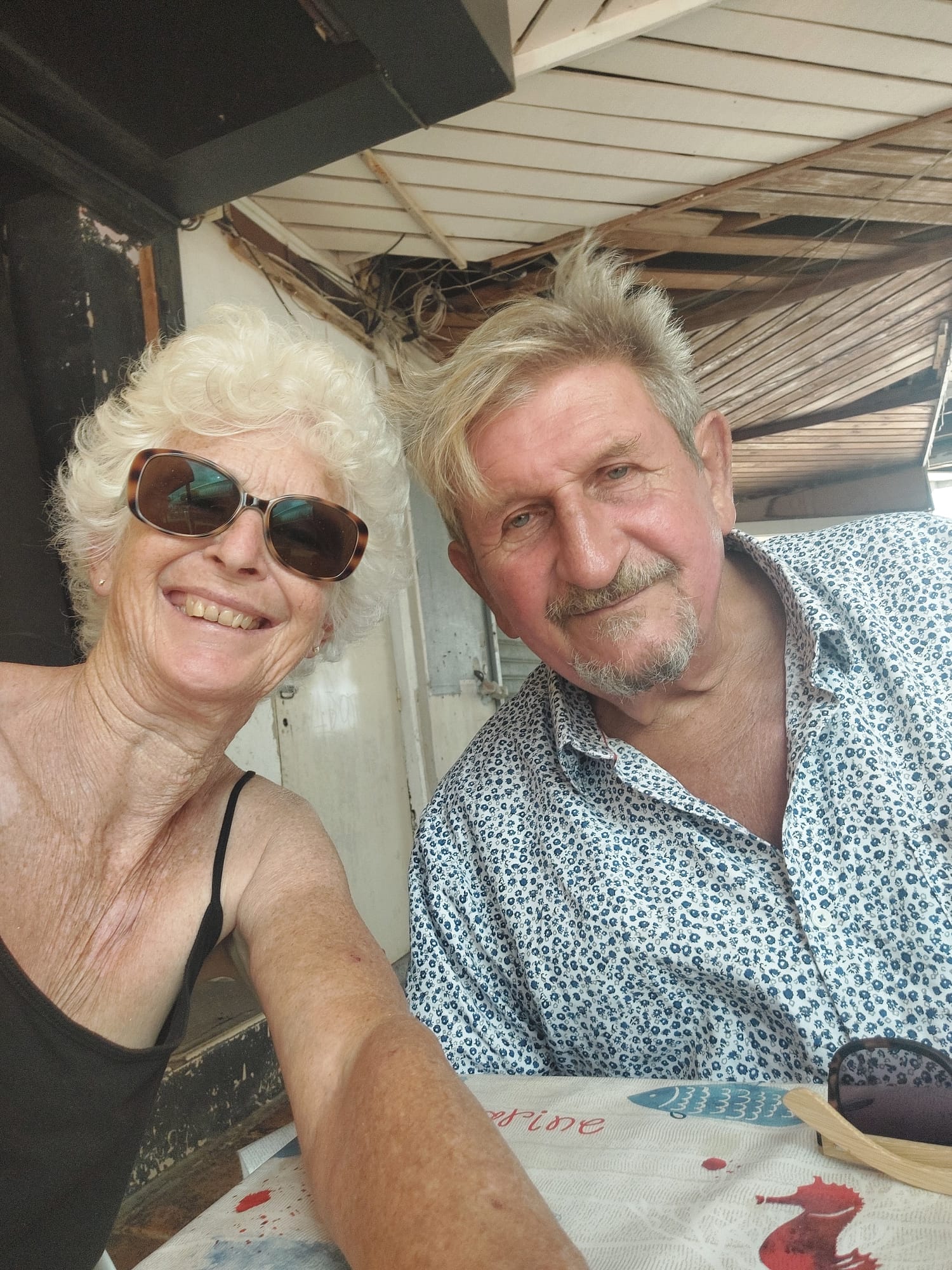 Figure 2. In Guadeloupe. Helen and her favorite Frenchman, Michel.