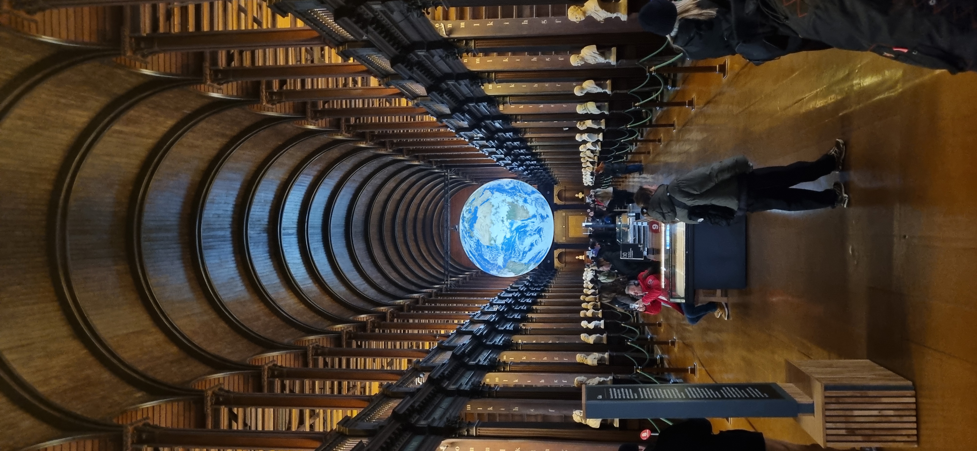 Library without a book. Trinity College Library, Dublin
