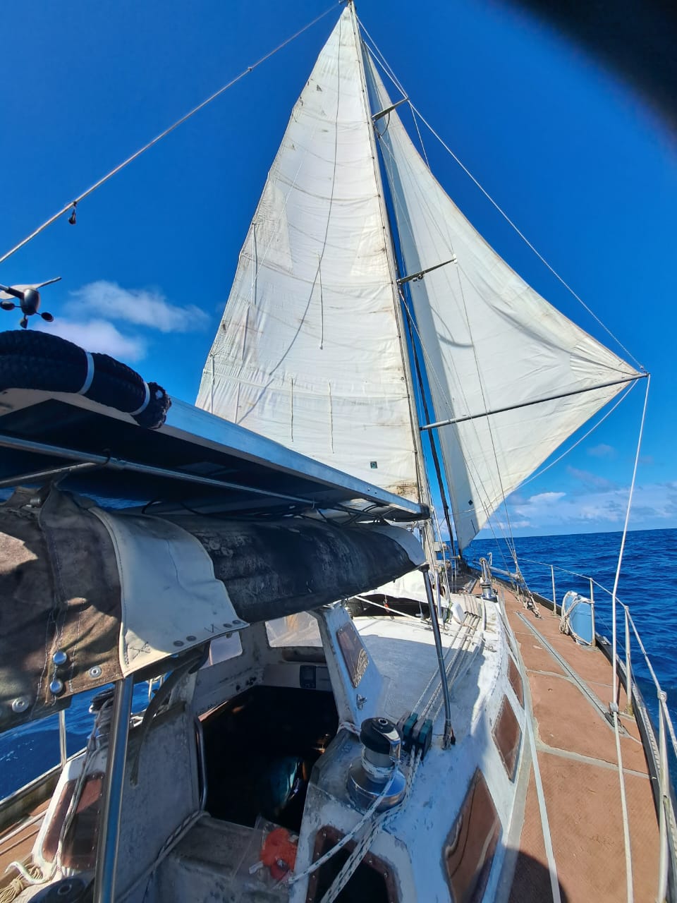 Bollemaat drifting downwind