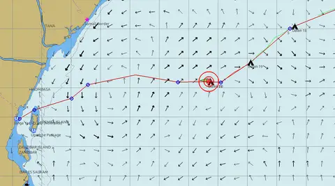 Crossing the Indian Ocean
