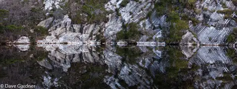 Davey River Mind Bend. It's just rocks and water but it is hard to keep your bearings.
