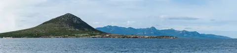 Little Green Island with Cape Barren Island in the Background