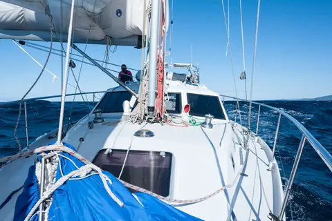 Sailing off Bermagui