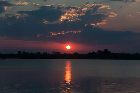 Sunset Over the Clarence