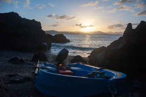 Sunset over Pearl Bay
