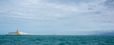 Lucinda Sugar Jetty. The 6 km long Lucinda Sugar Jetty is the longest sugar loading jetty in the world.