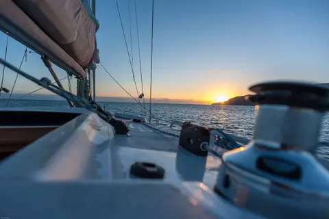 Sunrise over Cape Hotham . I've made it across the Gulf of Carpentaria