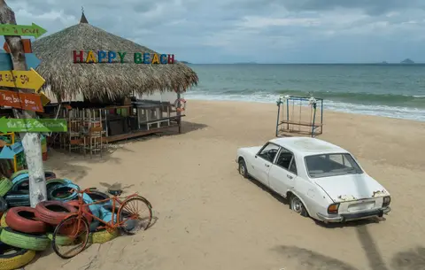 Retro Gone Wrong.. The bizarre world of Nha Trang. I just don't get how this fits Vietnamese culture. Is it just me?