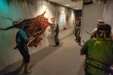 The Battle for Yogyakarta.. Lifesize diorama.