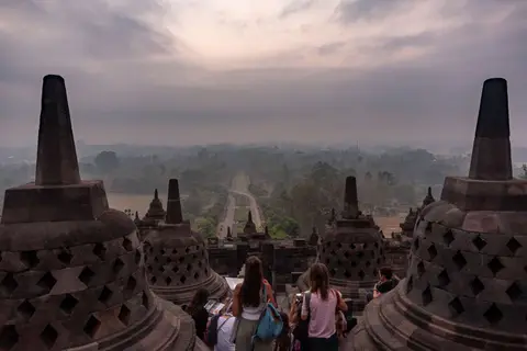 Sunrise from Borodudur
