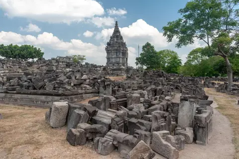 Partially Restored. If you are good at 3D jigsaws then Prambanan has a challenge for you.
