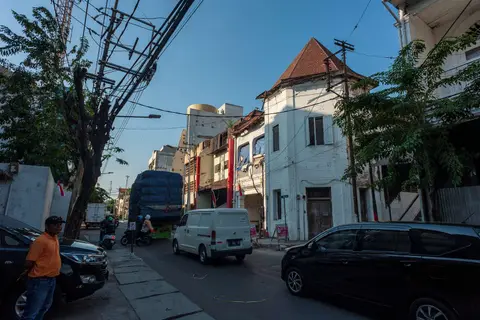 Old Quarter. Surabaya's old streets are lined with Dutch architecture.