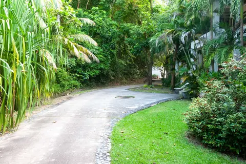 Resort grounds.