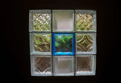 Window. My room was built mostly of recycled materials.