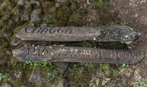 Traditional Chagga House Sign