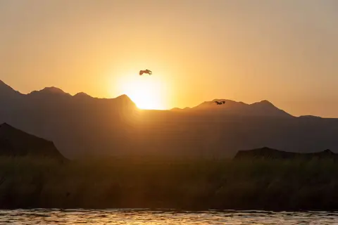 Sunset from the Island