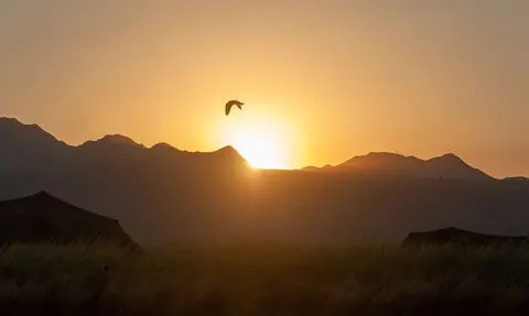 Last Sunset. Our last sunset at Lake Natron Camp.