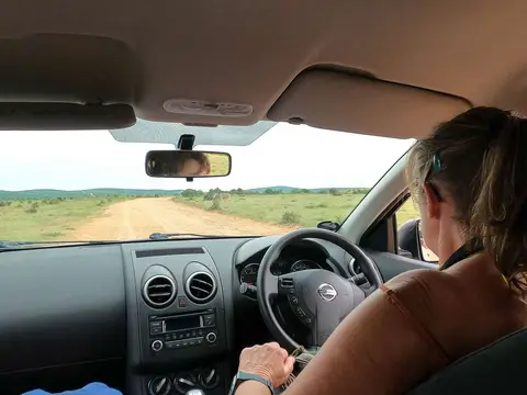 Ado Elephant Park. Jacqui did all the driving.