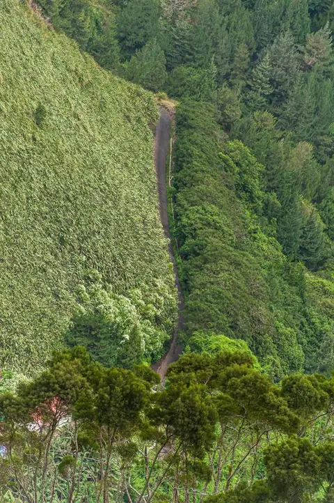 Road to the Start of Diana's Peak Walk
