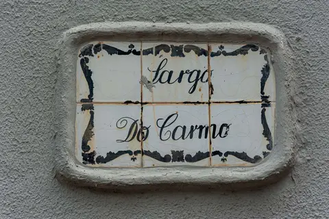 District Sign. Local signs are beautiful ceramic