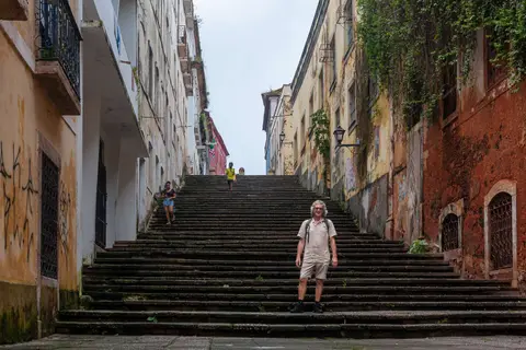 Me on the steps
