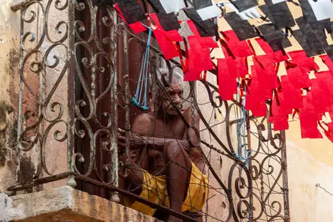Festival onlooker