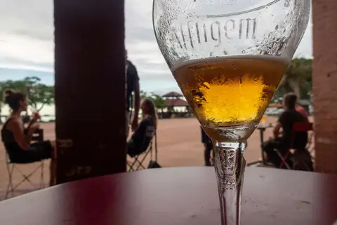 The Best Beer. Superb Affligem beer. We could be in France!