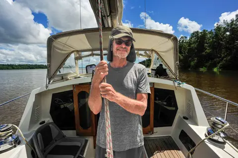Me on the Suriname River