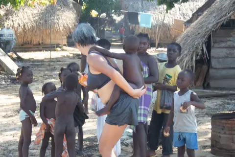Silicia and children.. Kids everywhere!