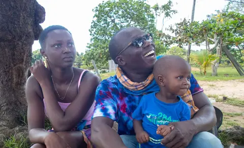 Belé and family.