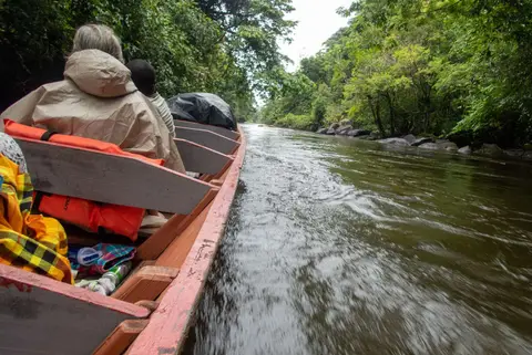 Travelling by Canoe