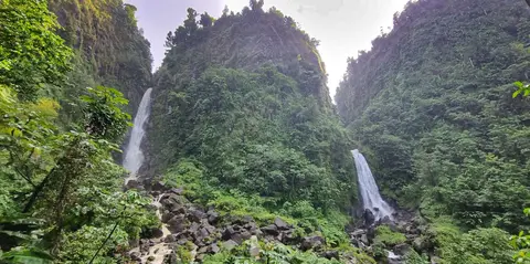 Waterfalls. One of several valleys our excellent guide took us to.