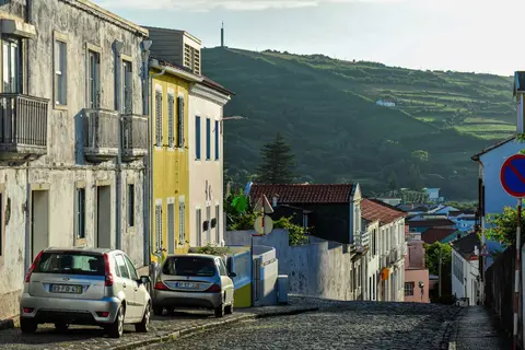 The Edge of Town. Horta is quite a small town.