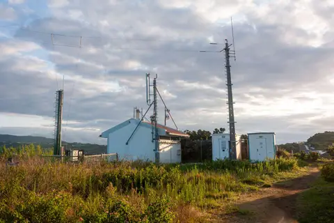 Communication Station. Where the undersea cable connecting Faial to the rest of the world comes ashore.