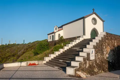 Strange Place for a Church. It's quite a haul up the hill from Horta to this church, with very few other buildings around so did the congregation like the view that much?