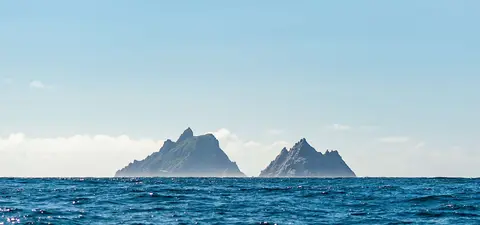 The Skelligs. The monks who lived on these tiny islands between 600 and 1300AD were exposed to the full force of the North Atlantic and truly lived on the edge of their world. Heaven on a calm day; hell in a winter storm.