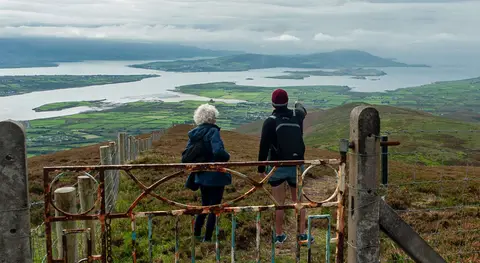 View from Castlequin to Valentia Island
