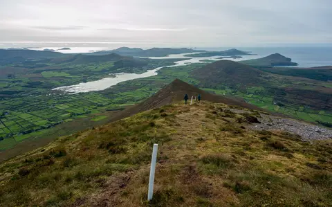 The Fertha. We were very lucky with the weather: Knocknadobar is often wreathed in cloud or mist.