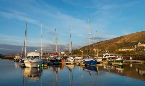 Cahersiveen Marina in Evening Light