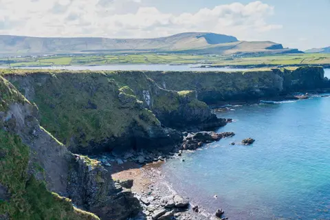 Transatlantic Bay. It's real name is Foilhommerum Bay and it is where the first operational transatlantic cable was laid.