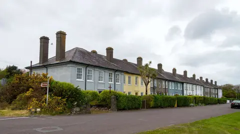 Row Houses. Today these are mostly holiday rentals.