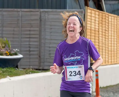 Very Happy Runner. Or maybe it's pain?