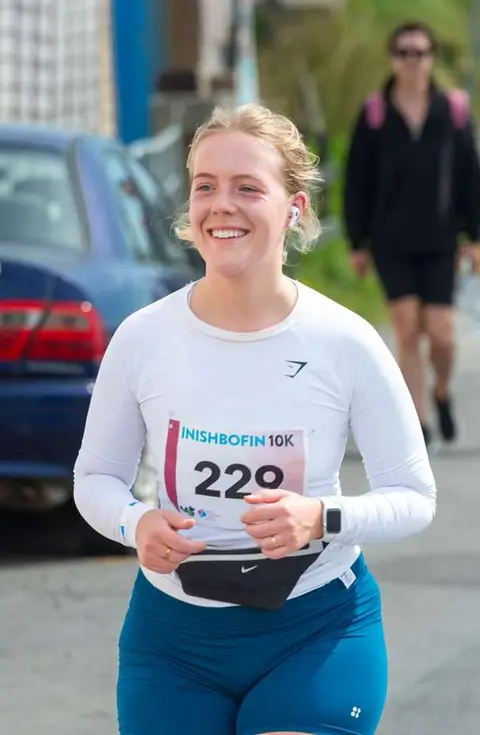 Happy Runner. I have never seen so many smiles on the faces of the runners.