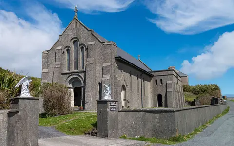 Catholic Church. Elsewhere, they'd at least paint it white.