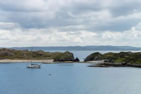 Anjea on a Mooring at Inishbofin