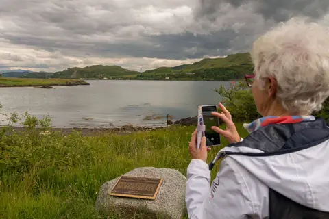 First Transatlantic Phone. The site of the first transatlantic phone cable.