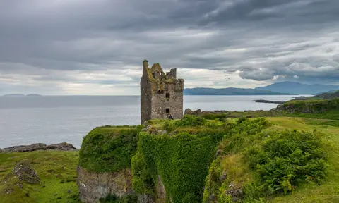 Gylen Castle. Impregnable from the sea. Not so much from land.