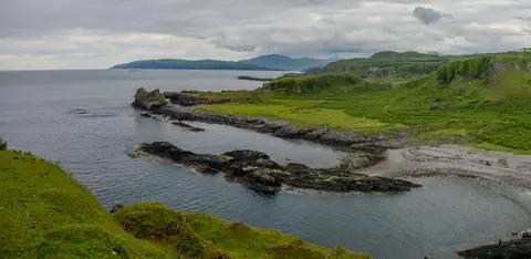 Kerrera West Coast. The west coast of Kerrera is exposed to the Atlantic