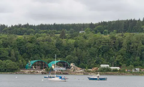Silica Mine. The main industry here is the silica mine.