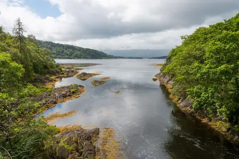 Loch Aline . Looking towards the entrance